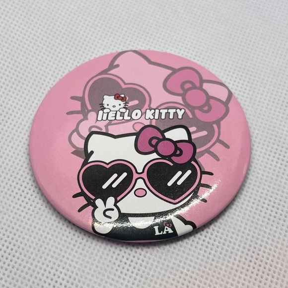 Small Hello Kittytty Mirror , round - Picture 1 of 2